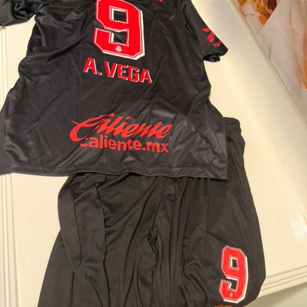 A.Vega Jersey and Shorts Set Size XL